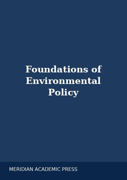 Foundations of Environmental Policy cover